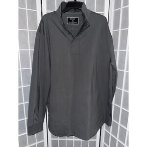 BYLT Elite Fairway Pullover XXL Gray Collared Long Sleeve Snap Closure Men's Top